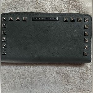Rebecca Minkoff gray studded wallet